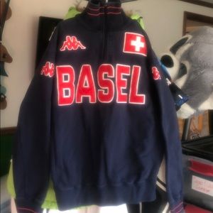 KAPPA Basel 1/4 zip pullover sweatshirt- Medium